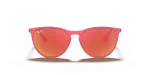 แว่นกันแดด Rayban Junior Erika RJ9060SF-70096Q Fuxia Fluo Transparent Rayban RJ9060SF-70096Q 70096Q ด้านหน้า
