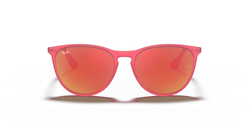 แว่นกันแดด Rayban Junior Erika RJ9060SF-70096Q Fuxia Fluo Transparent Rayban RJ9060SF-70096Q 70096Q ด้านหน้า