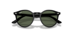 แว่นกันแดด Rayban RJ9064S-100/71 Black Dark Green แว่นกันแดด Rayban RJ9064S-100/71 close-up ด้านหน้า