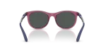 แว่นกันแดด Rayban RJ9082S-718687 Transparent Violet Dark Grey Rayban RJ9082S 718687 ขาแว่นด้านใน