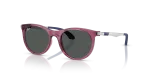 แว่นกันแดด Rayban RJ9082S-718687 Transparent Violet Dark Grey Rayban RJ9082S 718687 แว่นกันแดดเด็กสีม่วงโปร่งใส ทุกเพศ