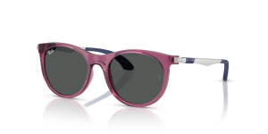 Rayban RJ9082S 718687 แว่นกันแดดเด็กสีม่วงโปร่งใส ทุกเพศ