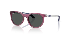 Rayban RJ9082S 718687 แว่นกันแดดเด็กสีม่วงโปร่งใส ทุกเพศ