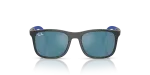 แว่นกันแดด Rayban RJ9084SF-715155 Grey on Rubber Blue Dark Blue Rayban RJ9084SF-715155 715155 ด้านหน้า