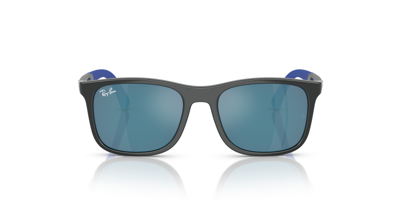 แว่นกันแดด Rayban RJ9084SF-715155 Grey on Rubber Blue Dark Blue Rayban RJ9084SF-715155 715155 ด้านหน้า