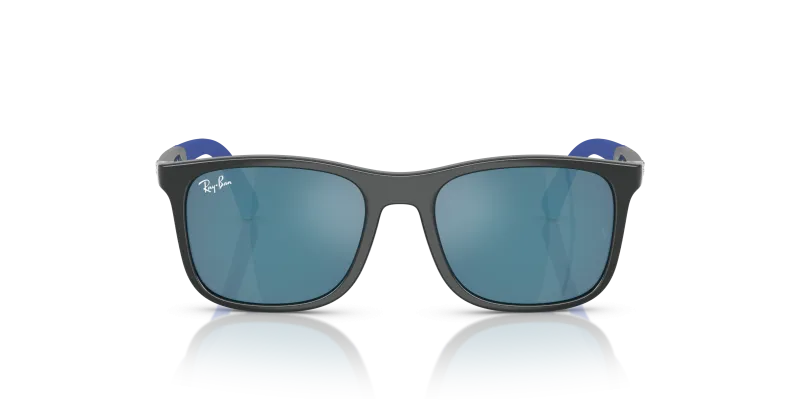 แว่นกันแดด Rayban RJ9084SF-715155 Grey on Rubber Blue Dark Blue Rayban RJ9084SF-715155 715155 ด้านหน้า