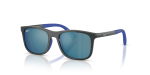 แว่นกันแดด Rayban RJ9084SF-715155 Grey on Rubber Blue Dark Blue Rayban RJ9084SF-715155 715155 มุมเอียง 3/4