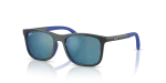 แว่นกันแดด Rayban RJ9084SF-715155 Grey on Rubber Blue Dark Blue Rayban RJ9084SF-715155 715155 มุมเอียง 3/4