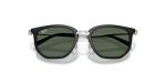 แว่นกันแดด Rayban RJ9085S-100/71 Black Dark Green Rayban RJ9085S 100/71 close-up ด้านหน้า