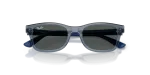 แว่นกันแดด Rayban RJ9086SF-711087 Transparent Blue Dark Grey แว่นกันแดด Rayban RJ9086SF-711087 close-up ด้านหน้า