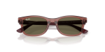 แว่นกันแดด Rayban RJ9086SF-7197/3 Transparent Violet Brown แว่นกันแดด Rayban RJ9086SF-7197/3 close-up ด้านหน้า