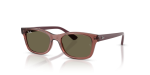 แว่นกันแดด Rayban RJ9086SF-7197/3 Transparent Violet Brown แว่นกันแดด Rayban RJ9086SF-7197/3 มุมเฉียง สีม่วงโปร่งใส สำหรับเด็กทุกเพศ