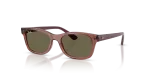 แว่นกันแดด Rayban RJ9086SF-7197/3 Transparent Violet Brown แว่นกันแดด Rayban RJ9086SF-7197/3 มุมเฉียง สีม่วงโปร่งใส สำหรับเด็กทุกเพศ
