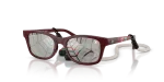 แว่นกันแดด Rayban RJ9086SF-7232AI Dark Red Grey Tampo Triangles แว่นกันแดด Rayban RJ9086SF-7232AI มุมเฉียง สีแดงเข้ม สำหรับเด็กทุกเพศ