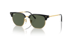 Rayban RJ9116S-100/71 แว่นกันแดดเด็ก ดำพื้นทอง (Black on Gold) เลนส์เขียวเข้ม เด็ก