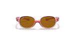 แว่นกันแดด Rayban RJ9187S-7080/3 Transparent Light Red Brown Rayban RJ9187S 7080/3 ด้านหน้า