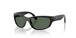 Rayban RJ9189S 100/71 แว่นกันแดดเด็กทรงหมอน สีดำเลนส์เขียวเข้ม