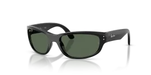 Rayban RJ9189S 100/71 แว่นกันแดดเด็กทรงหมอน สีดำเลนส์เขียวเข้ม
