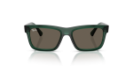 แว่นกันแดด Rayban RJ9196S-7189/3 Transparent Green Brown Rayban RJ9196S 7189/3 ด้านหน้า