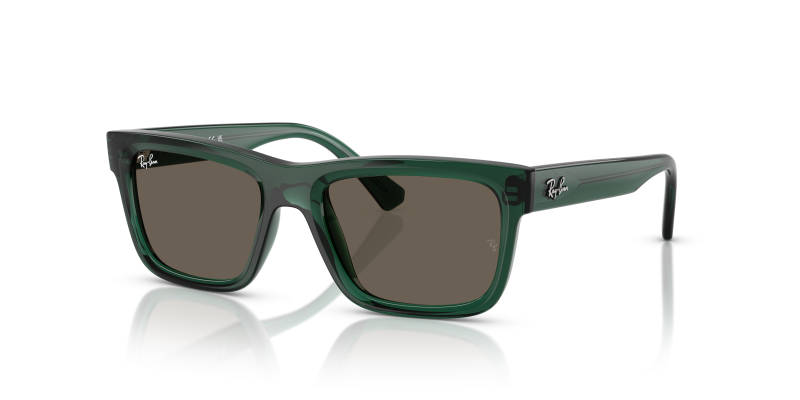 แว่นกันแดด Rayban RJ9196S-7189/3 Transparent Green Brown Rayban RJ9196S 7189/3 แว่นกันแดดเด็กทรงสี่เหลี่ยมผืนผ้า สีเขียวโปร่งใสเลนส์น้ำตาล