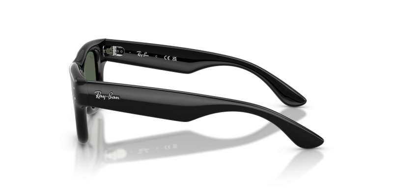 แว่นกันแดด Rayban RJ9240S-100/71 มุมข้าง ขาแว่นสีดำ