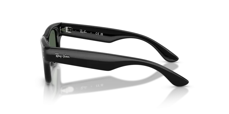 แว่นกันแดด Rayban RJ9240S-100/71 มุมข้าง ขาแว่นสีดำ