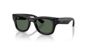 แว่นกันแดด Rayban RJ9240S-100/71 มุมเฉียง สีดำ สำหรับเด็กทุกเพศ