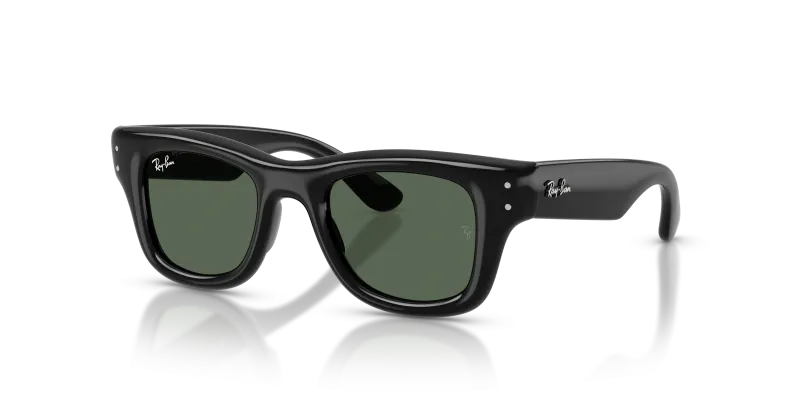 แว่นกันแดด Rayban RJ9240S-100/71 Black Dark Green แว่นกันแดด Rayban RJ9240S-100/71 มุมเฉียง สีดำ สำหรับเด็กทุกเพศ
