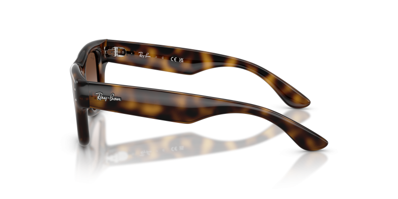 แว่นกันแดด Rayban RJ9240S-152/13 มุมข้าง ขาแว่นสีฮาวานา