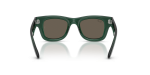 แว่นกันแดด Rayban RJ9240S-7189/3 Transparent Green Brown แว่นกันแดด Rayban RJ9240S-7189/3 ขาแว่นด้านใน