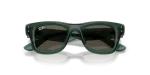 แว่นกันแดด Rayban RJ9240S-7189/3 Transparent Green Brown แว่นกันแดด Rayban RJ9240S-7189/3 close-up ด้านหน้า