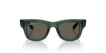 แว่นกันแดด Rayban RJ9240S-7189/3 Transparent Green Brown แว่นกันแดด Rayban RJ9240S-7189/3 ด้านหน้า
