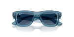 แว่นกันแดด Rayban RJ9240S-722280 Transparent Blue Dark Blue แว่นกันแดด Rayban RJ9240S-722280 close-up ด้านหน้า