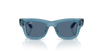 แว่นกันแดด Rayban RJ9240S-722280 Transparent Blue Dark Blue แว่นกันแดด Rayban RJ9240S-722280 ด้านหน้า