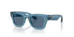แว่นกันแดด Rayban RJ9240S-722280 Transparent Blue Dark Blue แว่นกันแดด Rayban RJ9240S-722280 มุมเฉียง สีน้ำเงินโปร่งใส สำหรับเด็กทุกเพศ