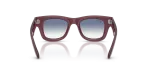 แว่นกันแดด Rayban RJ9240S-7229U0 Transparent Violet Clear Gradient Blue Red Mirror แว่นกันแดด Rayban RJ9240S-7229U0 ขาแว่นด้านใน