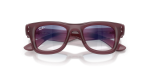 แว่นกันแดด Rayban RJ9240S-7229U0 Transparent Violet Clear Gradient Blue Red Mirror แว่นกันแดด Rayban RJ9240S-7229U0 close-up ด้านหน้า