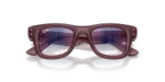 แว่นกันแดด Rayban RJ9240S-7229U0 Transparent Violet Clear Gradient Blue Red Mirror แว่นกันแดด Rayban RJ9240S-7229U0 close-up ด้านหน้า