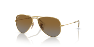 Rayban RJ9506S 223/T5 แว่นกันแดดเด็กทรงนักบิน Junior Aviator เลนส์โพลาไรซ์ ทุกเพศ