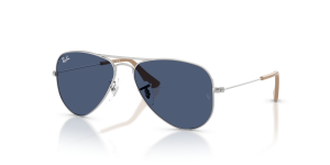 Rayban RJ9506S-301/80 แว่นกันแดดเด็ก เงิน (Silver) เลนส์น้ำเงินเข้ม เด็ก