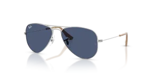 Rayban RJ9506S-301/80 แว่นกันแดดเด็ก เงิน (Silver) เลนส์น้ำเงินเข้ม เด็ก