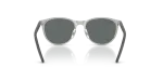แว่นกันแดด Rayban RJ9552S-295/81 Black on Silver Dark Grey Polarized Rayban RJ9552S 295/81 ขาแว่นด้านใน