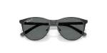 แว่นกันแดด Rayban RJ9552S-295/81 Black on Silver Dark Grey Polarized Rayban RJ9552S 295/81 close-up ด้านหน้า