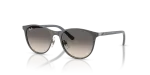 Rayban RJ9552S 300/11 แว่นกันแดดเด็กทรงกลมโลหะ สีเทาแมทกันเมทัลเลนส์ไล่ระดับ