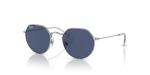 แว่นกันแดด Rayban Junior Jack RJ9565S-212/80 Silver Dark Blue Rayban RJ9565S 212/80 แว่นกันแดดเด็กทรงเรขาคณิต Junior Jack ทุกเพศ