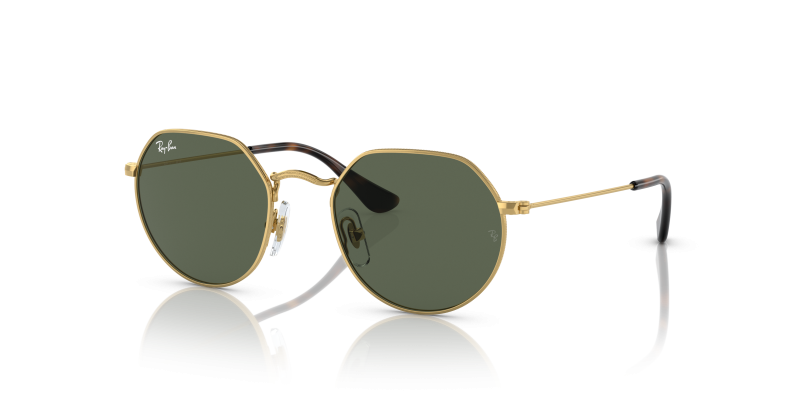 แว่นกันแดด Rayban Junior Jack RJ9565S-223/71 Arista Dark Green Rayban RJ9565S 223/71 แว่นกันแดดสีอะริสต้าเลนส์เขียวเข้ม เด็ก