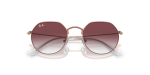 แว่นกันแดด Rayban Junior Jack RJ9565S-291/8H Rose Gold Purple Gradient Rayban RJ9565S-291/8H close-up ด้านหน้า