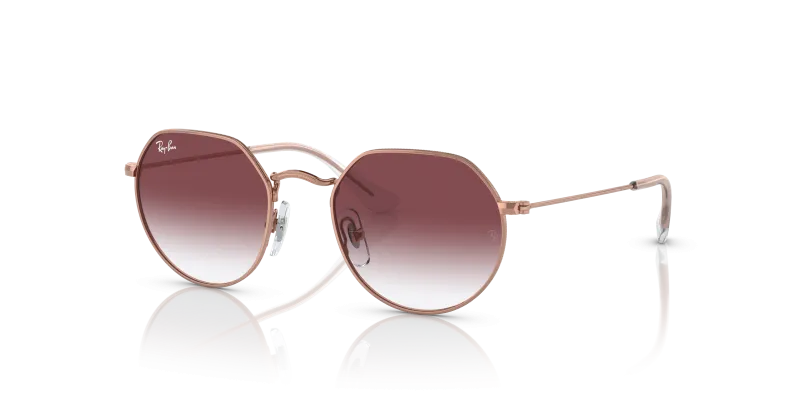 Rayban RJ9565S-291/8H แว่นกันแดดเด็ก โรสโกลด์ (Rose Gold) เลนส์ม่วงไล่ระดับ เด็ก