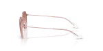 แว่นกันแดด Rayban RJ9594S-304/7E Light Pink Pink Mirror Silver Gradient แว่นกันแดด Rayban RJ9594S 304/7E มุมข้าง กรอบโลหะชมพูอ่อนทรงเรขาคณิต