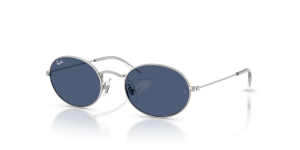 Rayban RJ9645S 212/80 แว่นกันแดดสีเงินเลนส์น้ำเงิน สำหรับเด็ก